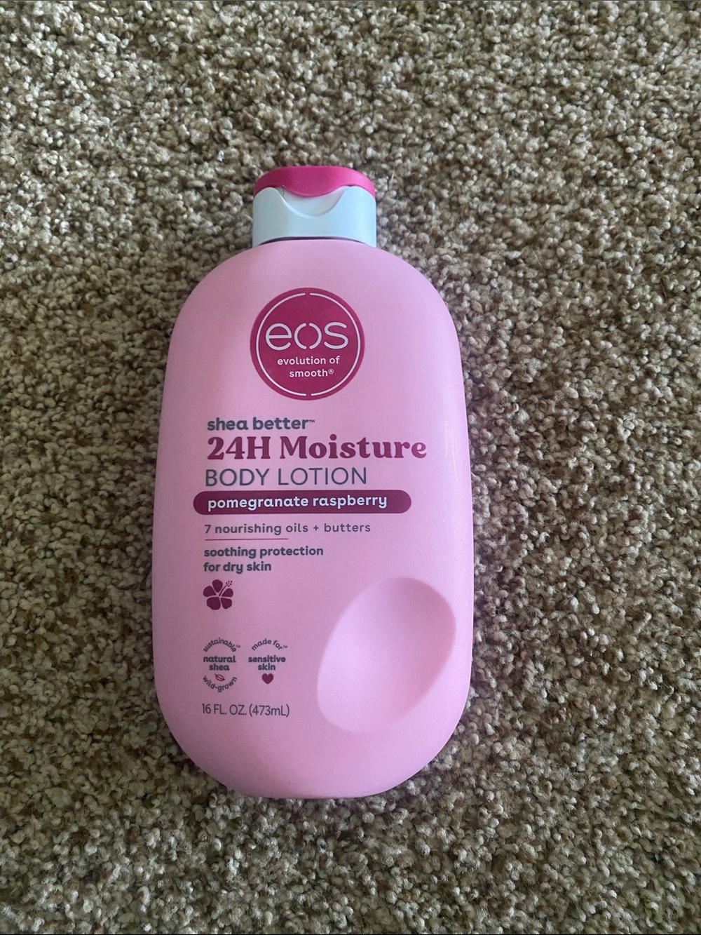 eos Pink 24H Moisture Body Lotion - Pomegranate Raspberry
